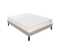 Ensemble Matelas Sommier 120 x 190 Pavillon 120x190 + sommier Naturel + Pieds