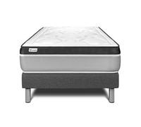 Ensemble Matelas Sommier 120x190 cm - Vital Ergo Gris