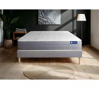 Ensemble Actimemo dream 130x190cm + sommier KIT Gris - 22cm - Mmoire de forme - Equilibr - Sommier kit Gris
