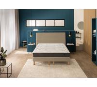 Ensemble matelas + sommier 140 x 190 cm enduit moka - Bultex ensemble rise up