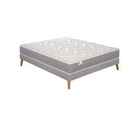 Ensemble matelas sommier 140 x 190 Hauteur 26 cm - Ressorts ensachés Fullspring - Fabriqué en France R-SW3