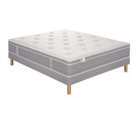 Ensemble matelas sommier 140 x 190 SIMMONS Hauteur 30 cm - Ressorts ensachés Fullspring - Fabriqué en France - R-SW6