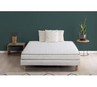 Ensemble matelas + sommier 140 x 190cm - Mousse a mémoire de forme - DEKO DREAM Koysi