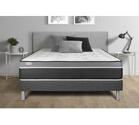 Ensemble Vital Care 140 X 190 Cm Sommier Kit Gris
