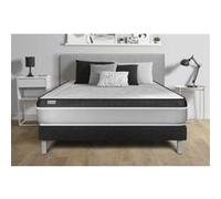 Ensemble VITAL ERGO 140 x 190 cm sommier kit noir