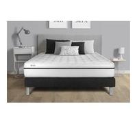 Vitalit Ensemble matelas et sommier Vital Spa 140x190 cm – Noir (sommier en kit)
