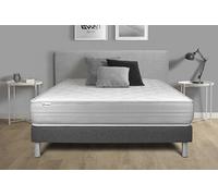 Ensemble Vitalmemo 140x190cm Sommier Kit Gris