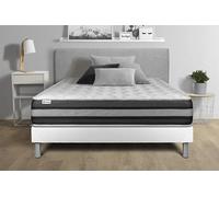 Ensemble VITALSPRING ZEN 140 x 190 cm sommier Kit blanc