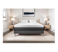 Ensemble Vital Soft 140 X 200 Cm Sommier Kit Gris