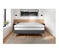 Ensemble Matelas Sommier 140x200 cm - Sommier Gris (en kit) - Vital Spa Gris