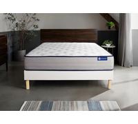Ensemble Matelas Sommier 140x210 cm - ACTISOM - Actimemo Form - Mémoire de forme - 22 cm d'épaisseur - 2 places