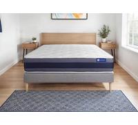 Ensemble Matelas Sommier 150x190 cm - Actimemo Morpho - Sommier Kit Gris