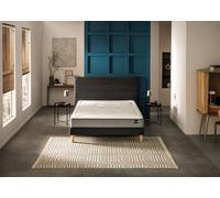 Ensemble matelas + sommier 160 x 200 cm Tisse gris fume - Bultex ensemble smart night