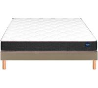 Ensemble Matelas Sommier 160 X 200 Vitality 2.1 160x200 + Sommier Moka +Pieds