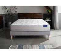 Ensemble Matelas Sommier 160x190 cm - Actimemo Form - Sommier Kit Gris