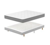 Ensemble matelas + sommier 160x200 cm, épaisseur du matelas 20 cm