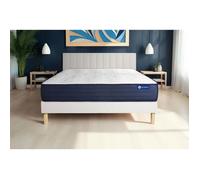 Ensemble Matelas Sommier 160x200 cm - Sommier Blanc (en kit) - Actiflex Life
