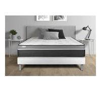 Ensemble Vital Care 160 X 200 Cm Sommier Kit Blanc