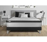 Ensemble VITAL ERGO 160 x 200 cm sommier kit noir