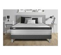 Ensemble Vital Ergo 160 X 200 Cm Sommier Kit Gris