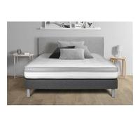 Ensemble Vital Relax 160 X 200 Cm Sommier Kit Gris