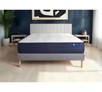 Ensemble Actilatex life 160x220cm + sommier KIT Gris - 22cm - Latex et mmoire de forme - Tonique - Sommier kit Gris