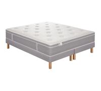 Ensemble matelas sommier 180 x 200 (Sommier 2x90) SIMMONS Hauteur 30 cm - Ressorts ensachés Fullspring - Fabriqué en France -R-SW6
