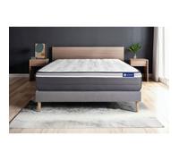 Ensemble ACTIMEMO PLUS 180x200cm sommier kit gris - 26cm - Mmoire de forme - Tonique - Sommier kit Gris