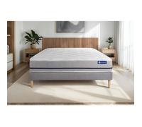 Ensemble matelas 180x200 ACTIMEMO SOFT 3zones de confort + sommier KIT gris