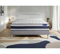 Ensemble Actilatex ergo 180x220cm + sommier KIT Gris - 24cm - Latex et mmoire de forme - Tonique - Sommier kit Gris