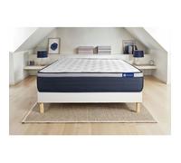 Actisom Ensemble matelas sommier ACTIMEMO MAX Mémoire de forme 200x200 cm - kit blanc