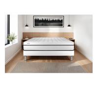 Ensemble Vital Spa 200 x 200 cm sommier Kit Blanc | Epaisseur : 24 cm | Confort : Ferme