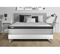 Ensemble VITAL ERGO 200 x 200 cm sommier Kit blanc