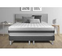 Ensemble Matelas Sommier 160x200 cm - 2 Sommiers Gris - Vitalspring Recover Gris