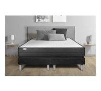 Vitalit Ensemble Matelas Sommier Vitalpower 2x90x200 cm Noir
