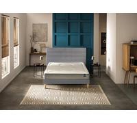 Ensemble matelas + sommier 80 x 190 cm Trame gris clair - Bultex ensemble smart night