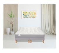 Ensemble matelas sommier 90 x 190 SIMMONS Hauteur 22 cm - Ressorts ensachés Fullspring - Fabriqué en France - R-SW1