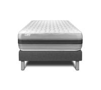 Ensemble Matelas Sommier 90x190 cm - Sommier Gris (en kit) - Vitalspring Recover Gris