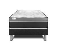 Ensemble VITAL CARE 90 x 190 cm sommier Kit noir