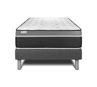 Ensemble Vital Care 90 X 190 Cm Sommier Kit Gris