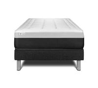 Ensemble VITAL FORM 90 x 190 cm sommier kit noir