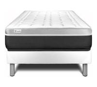 Ensemble VITAL SOFT 90 x 190 cm sommier Kit blanc