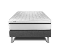 Ensemble VITAL SPA 90 x 190 cm sommier Kit gris