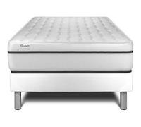 Ensemble VITAL SPA 90 x 190 cm sommier Kit blanc