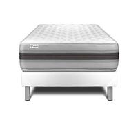 Ensemble VITALMEMO BACK 90x190cm sommier kit blanc