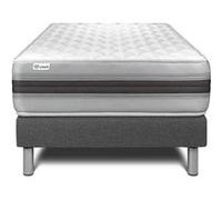 Ensemble Vitalmemo Back 90x190cm Sommier Kit Gris