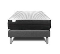 Ensemble VITALSPRING 90 x 190 cm sommier Kit gris