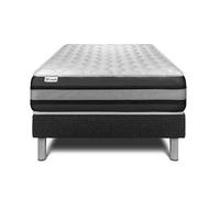 Ensemble VITALSPRING ZEN 90 x 190 cm sommier Kit noir
