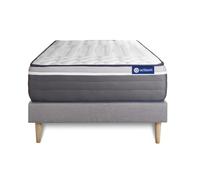 Ensemble Matelas Sommier 90x200 cm - ActiMemo Plus