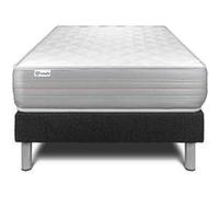 Ensemble VITALMEMO 90 x 200 cm sommier Kit noir